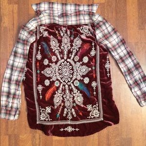 Johnny was embroidered shirt, XS